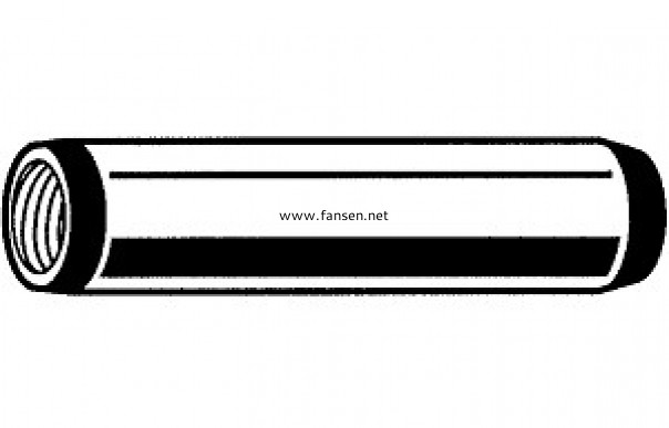 DIN7979 Parallel pin with internal thread hardened TYPE C內(nèi)螺紋圓柱銷(xiāo)-熱處理 C型